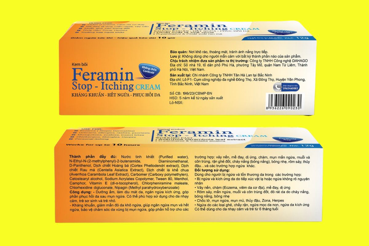 Kem bôi Feramin Stop – Itching CREAM