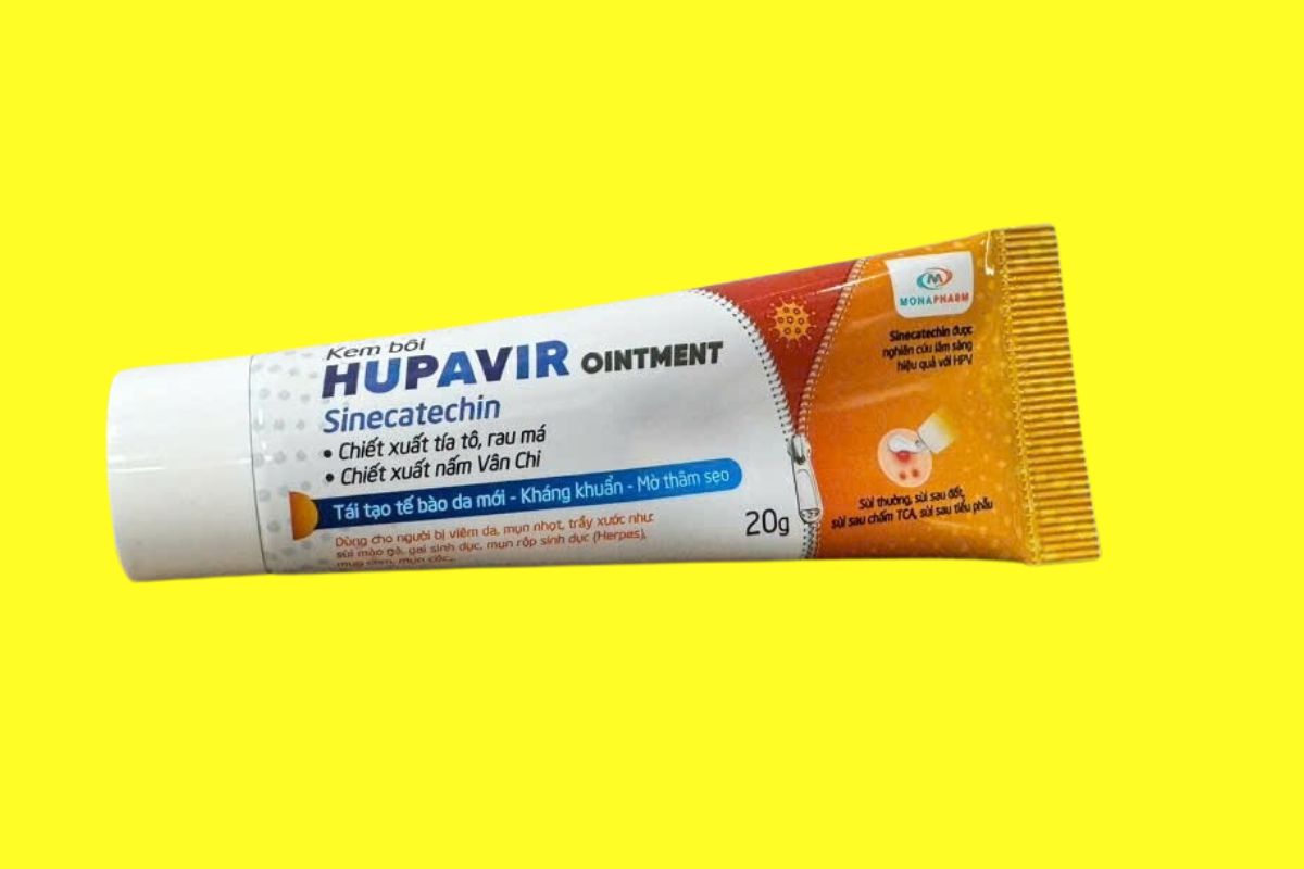 Kem bôi Hupavir Ointment Sinecatechin