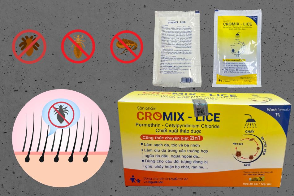 Ưu điểm của Dầu tắm gói Cromix lice 