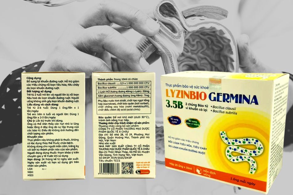 Cách sử dụng Men Ống Lyzinbio Germina đạt hiệu quả 